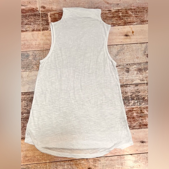 Michael Stars white mockneck sleeveless tunic‎ OS - Picture 1 of 5